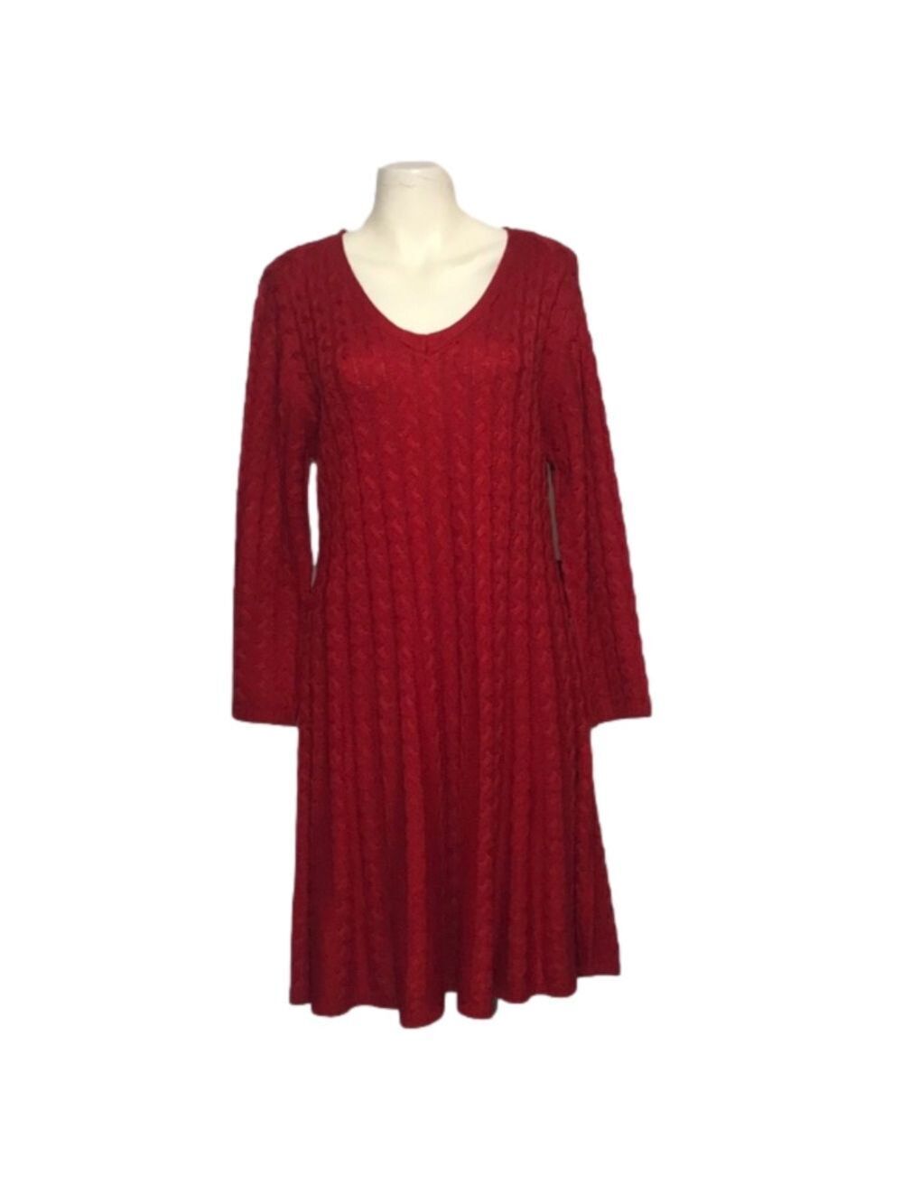 NWT JH Cable Knit Sweater Dress Size XL